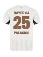 Bayer Leverkusen Exequiel Palacios #25 Gostujuci Dres 2024-25 Kratak Rukavima